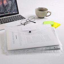 Clear Plastic Wallets A4