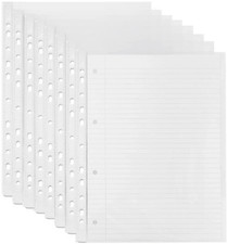 A4 Clear Plastic Punched